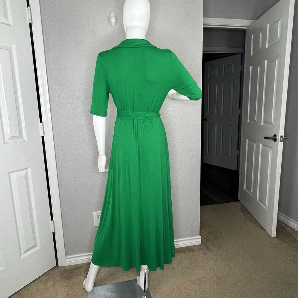 Boden Size 8 Lavinia Emerald Kelly Green Midi Jer… - image 4