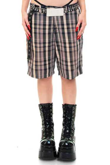 Vintage Y2K Checkered Plaid Shorts - M/L