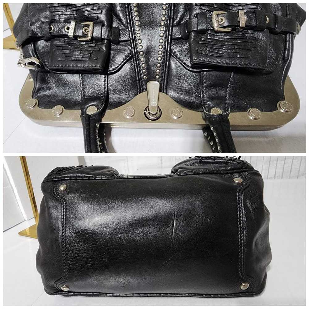 Versace Leather satchel - image 9