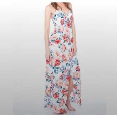 MINKPINK Little Blooms Maxi Wrap Effect Dress