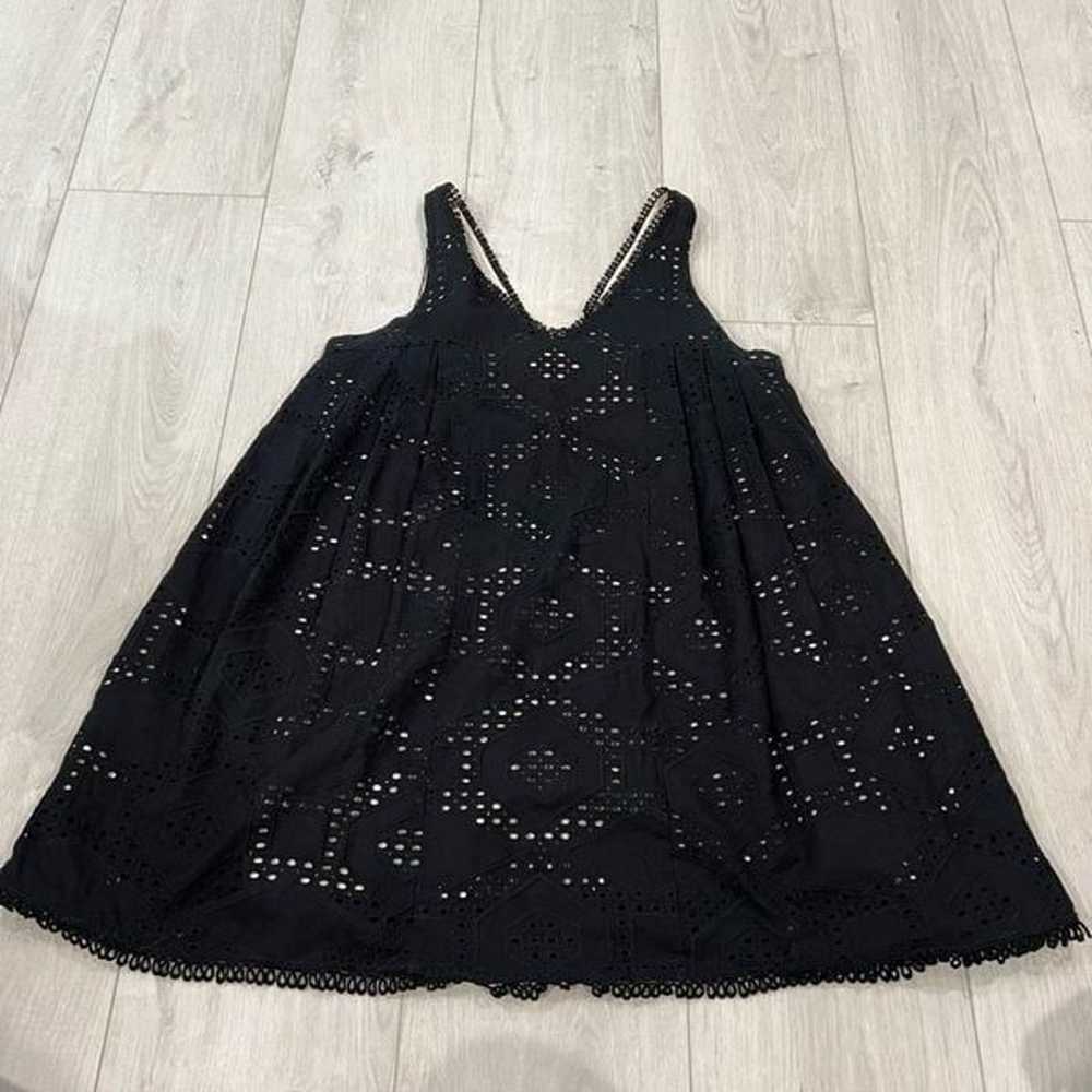 Anthropologie Maeve Black Eyelet
Luci Swing Mini … - image 1