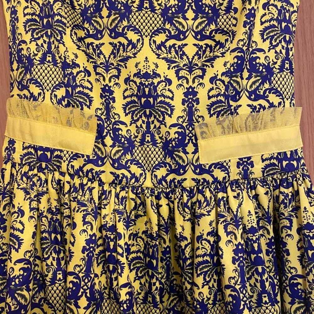 【Excellent condition!】 Yellow and blue short-slee… - image 2