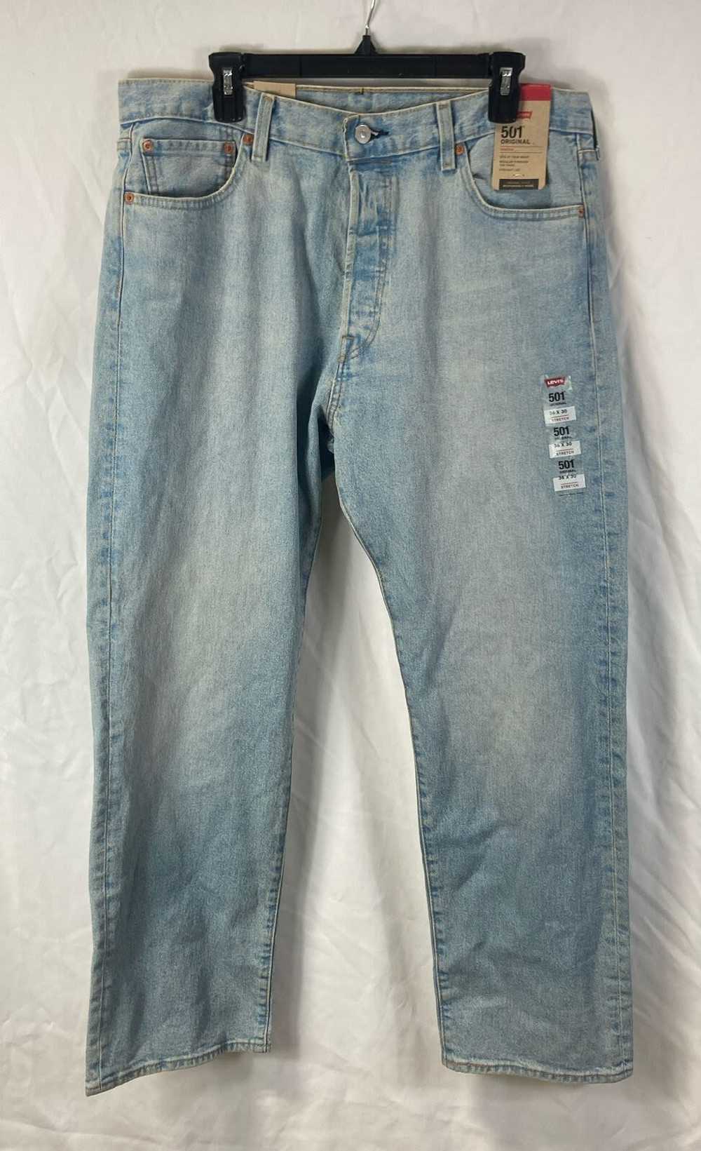 Levi's NWT Levi’s 501 Original Mens Blue Pockets … - image 1