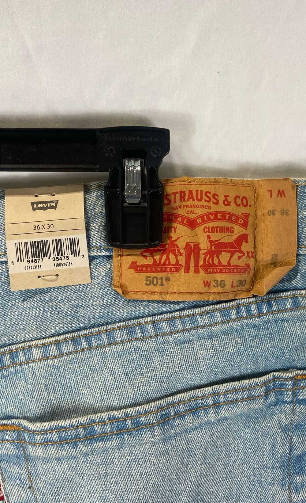 Levi's NWT Levi’s 501 Original Mens Blue Pockets … - image 3