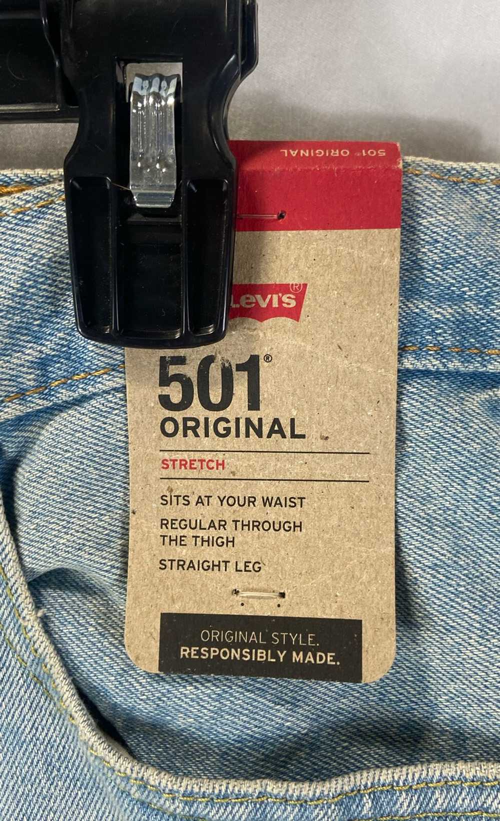 Levi's NWT Levi’s 501 Original Mens Blue Pockets … - image 5