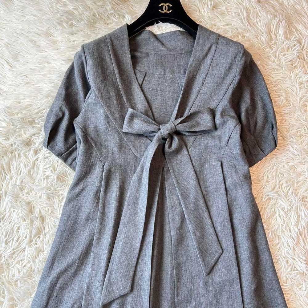 MARNI Back Ribbon Dress Short Sleeve Plus Size XL… - image 7