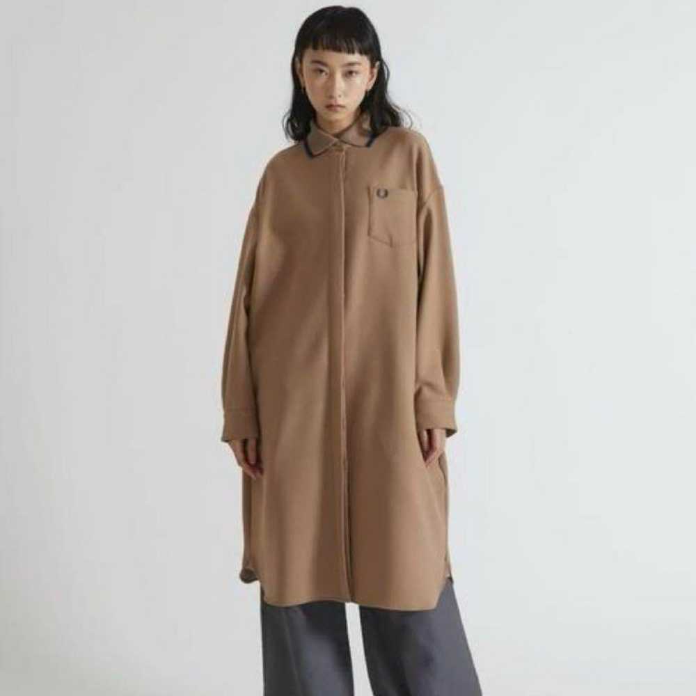 Fred Perry Beige Oversized Polo Dress - image 1