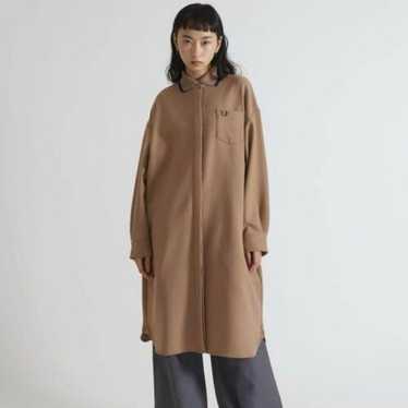 Fred Perry Beige Oversized Polo Dress - image 1