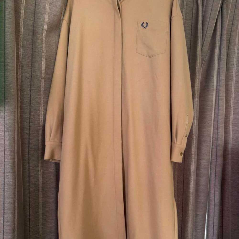 Fred Perry Beige Oversized Polo Dress - image 3