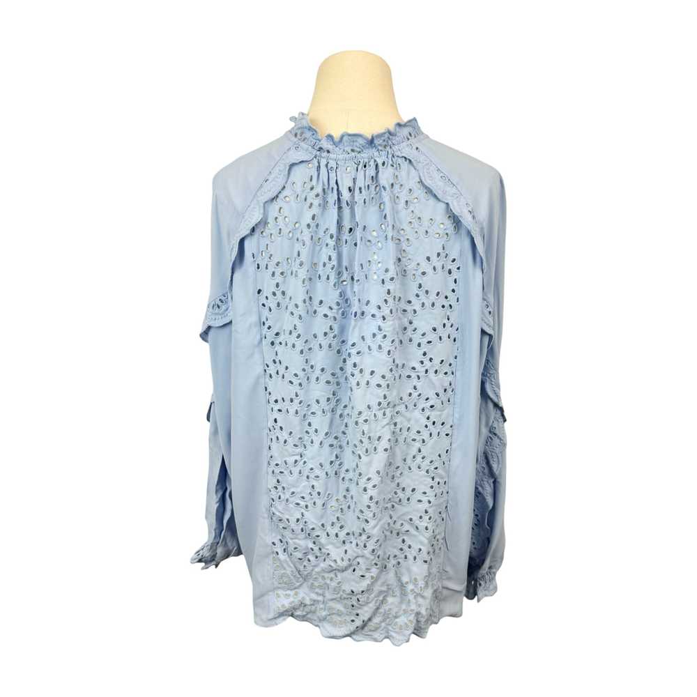 Reiss Flora Broderie Scalloped Blouse - image 3