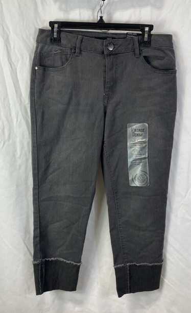 NWT 1822 Denim Womens Gray Mid-Rise Vintage Skinny