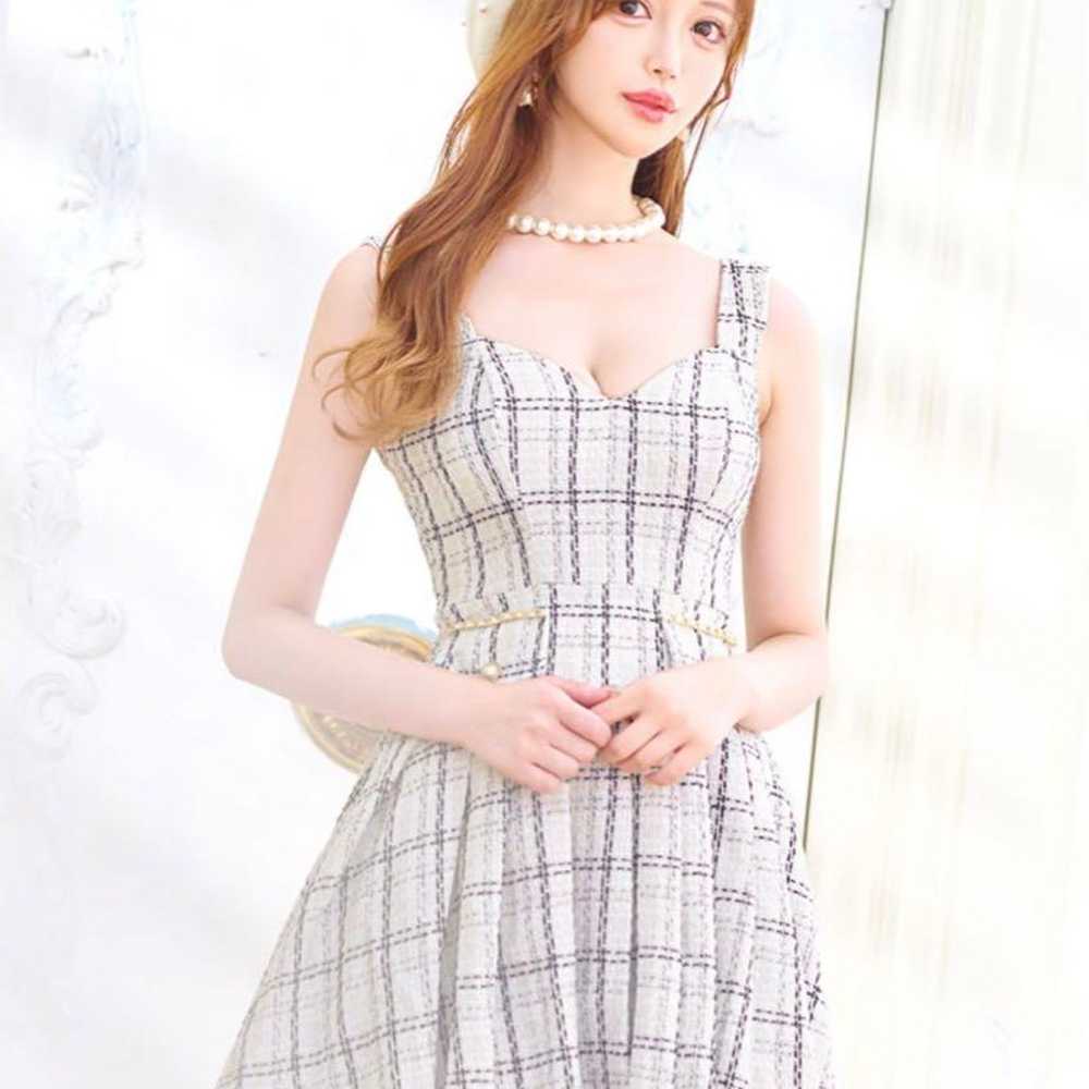 【JEWELS】Check Pattern Sleeveless Mini Dress - image 3