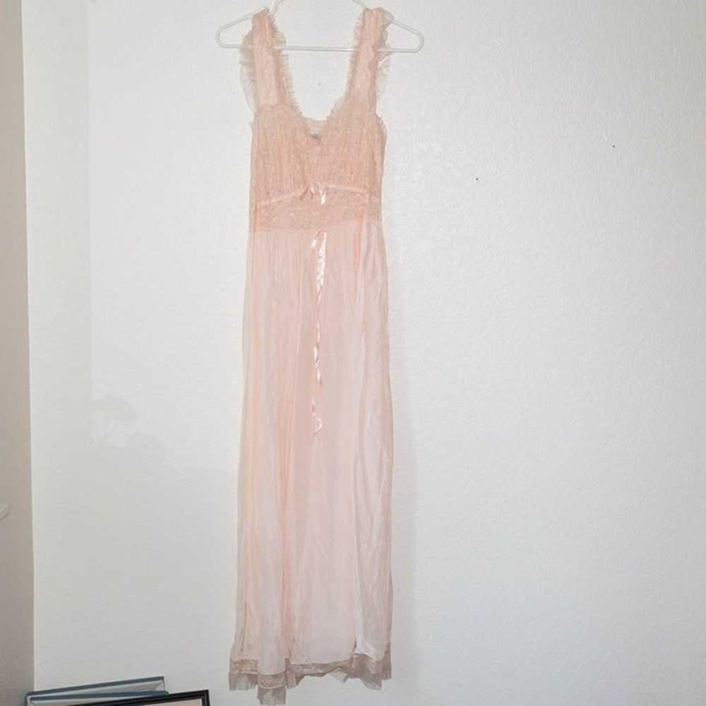 Vintage Light Pink 1940s Nightgown - image 1