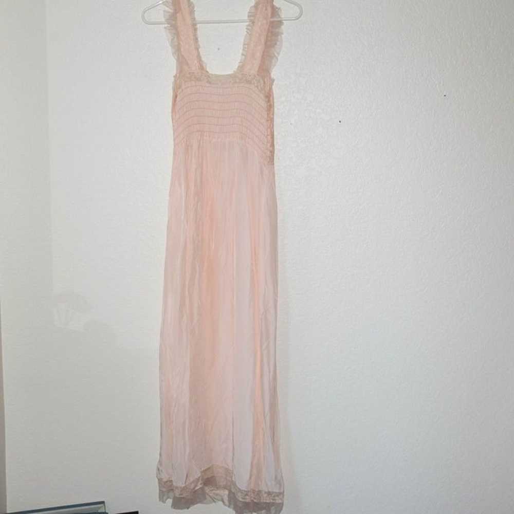 Vintage Light Pink 1940s Nightgown - image 2