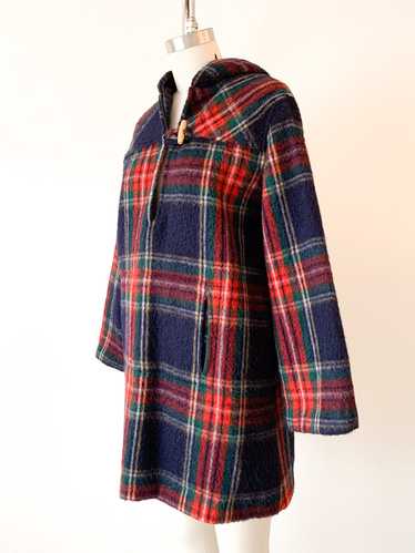 French Plaid Wool Pullover