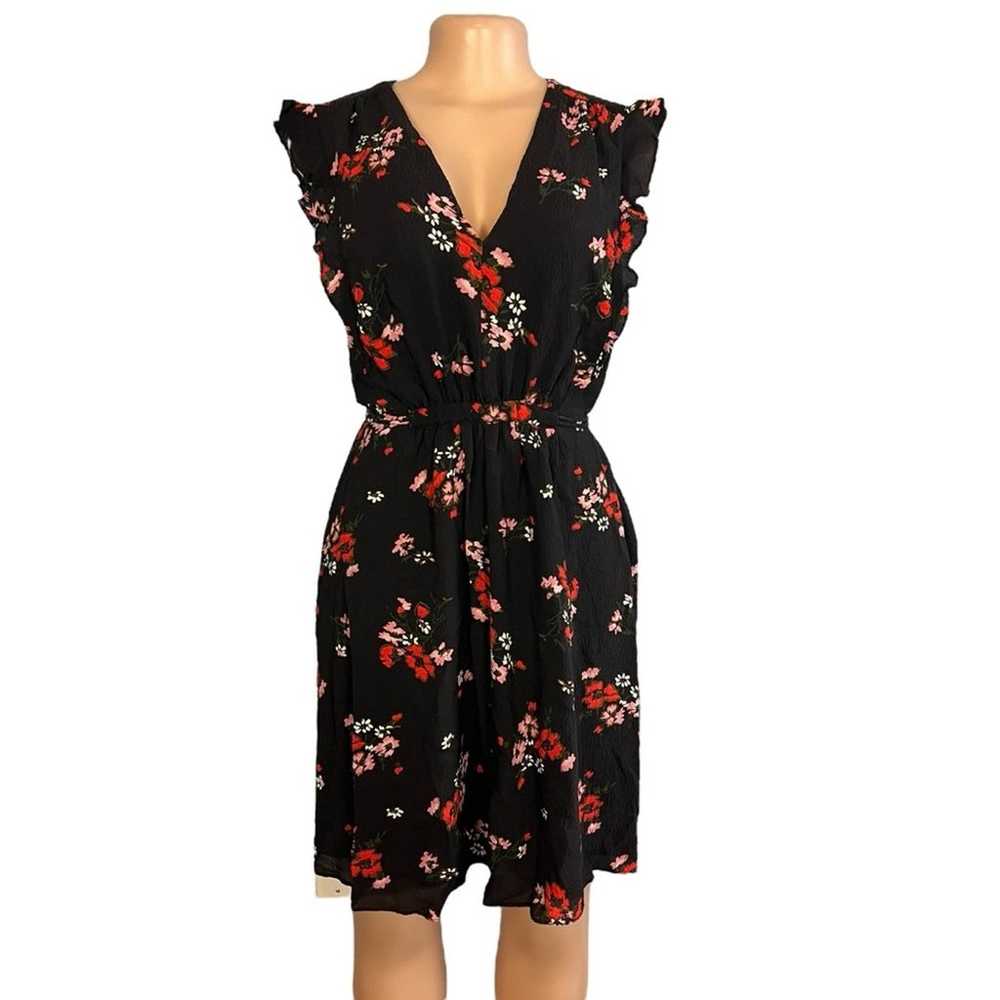 Rebecca Taylor Marguerite Black Floral Silk Blend… - image 10