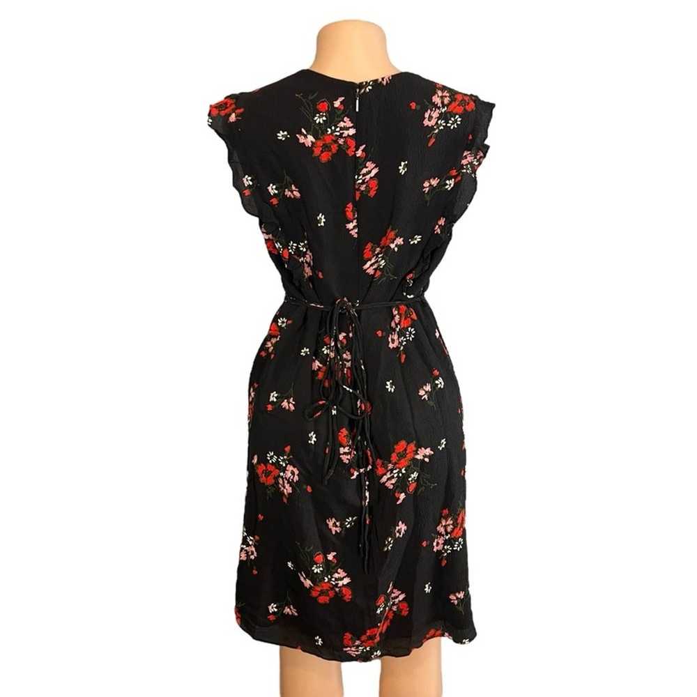 Rebecca Taylor Marguerite Black Floral Silk Blend… - image 2