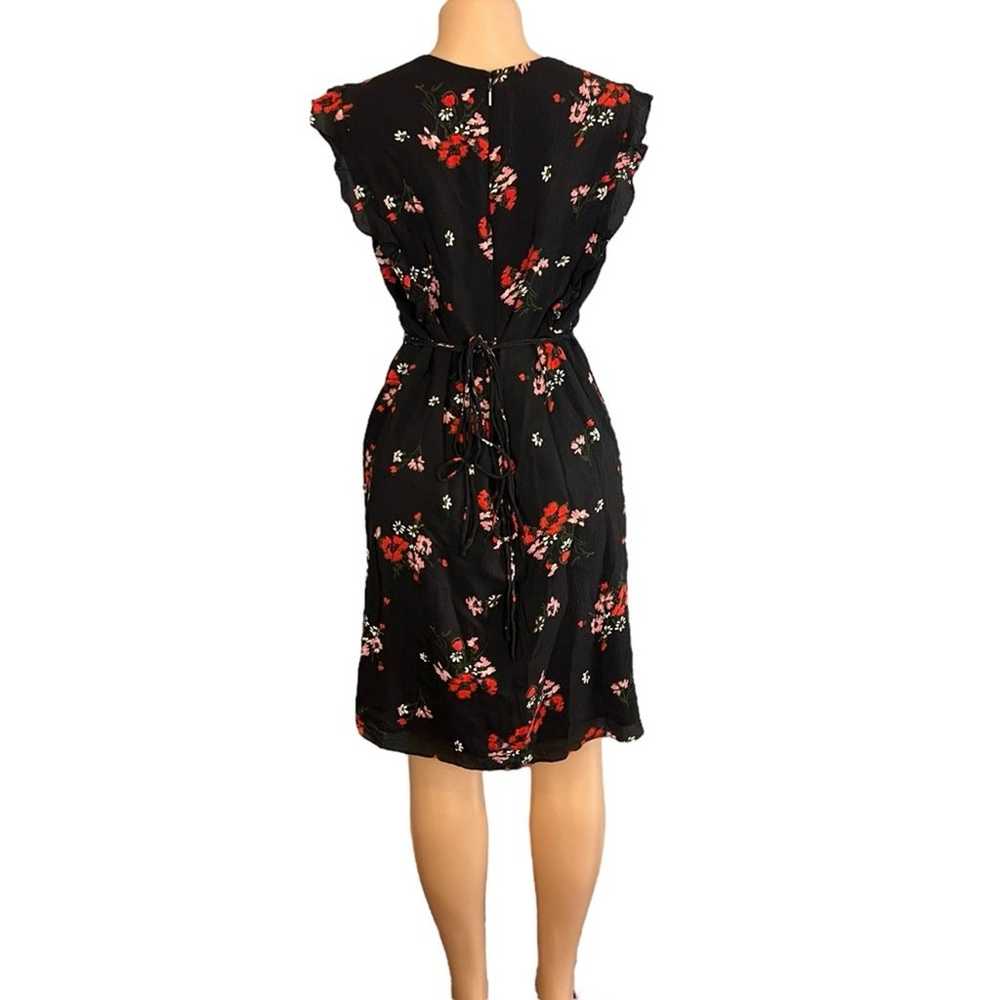 Rebecca Taylor Marguerite Black Floral Silk Blend… - image 3