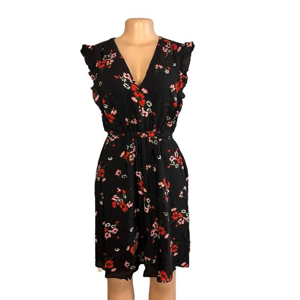 Rebecca Taylor Marguerite Black Floral Silk Blend… - image 7