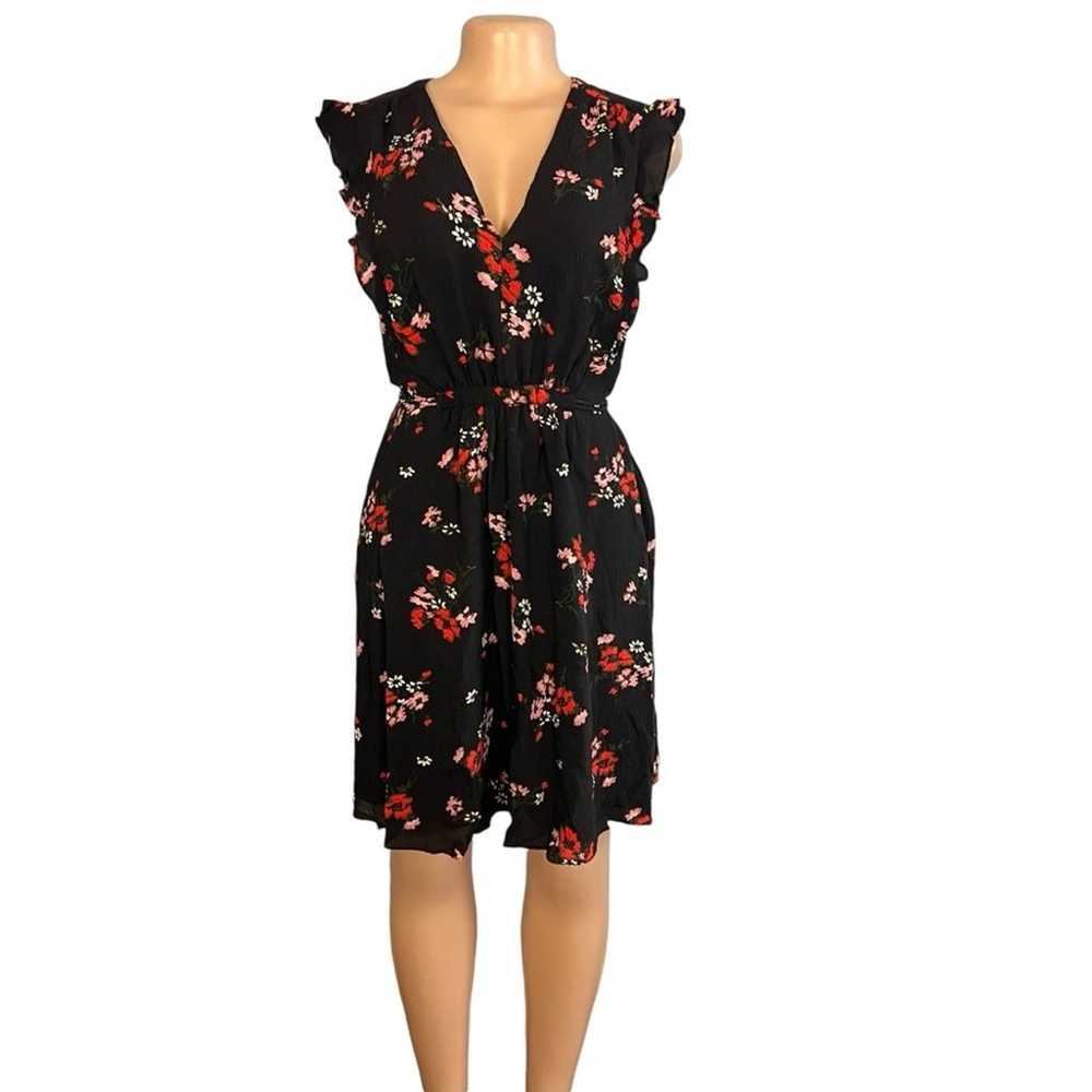 Rebecca Taylor Marguerite Black Floral Silk Blend… - image 8