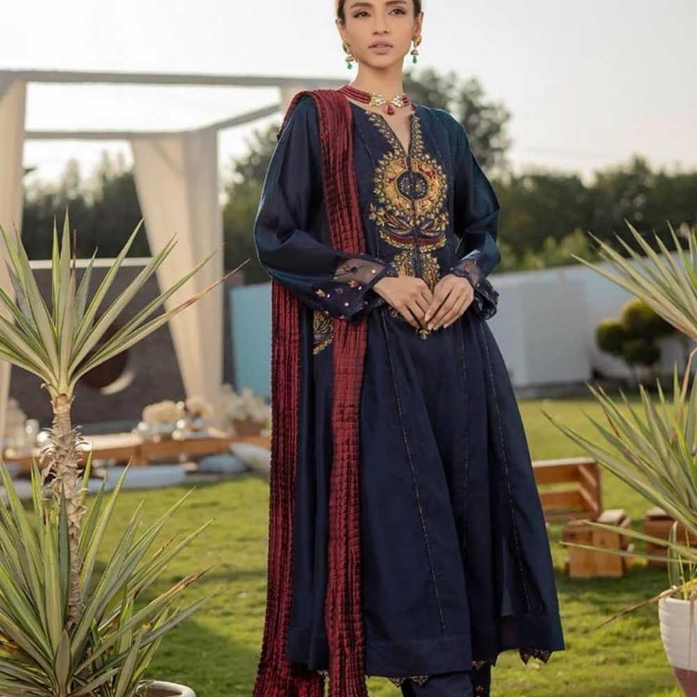 Pakistani wedding guest 3pc outfit - image 1