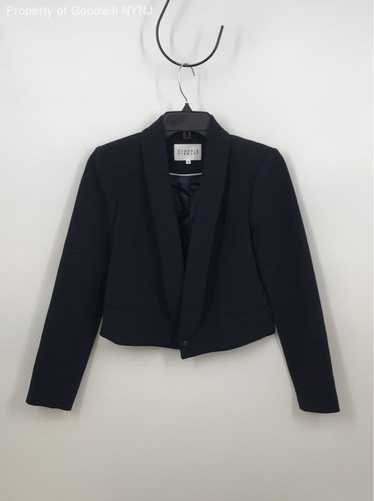 Claudie Pierlot Women's Navy Blue Cropped Blazer S