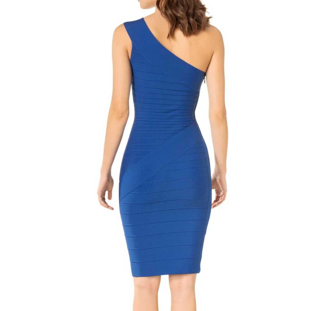 Dress the Population Blue One Shoulder Fitted Dre… - image 2