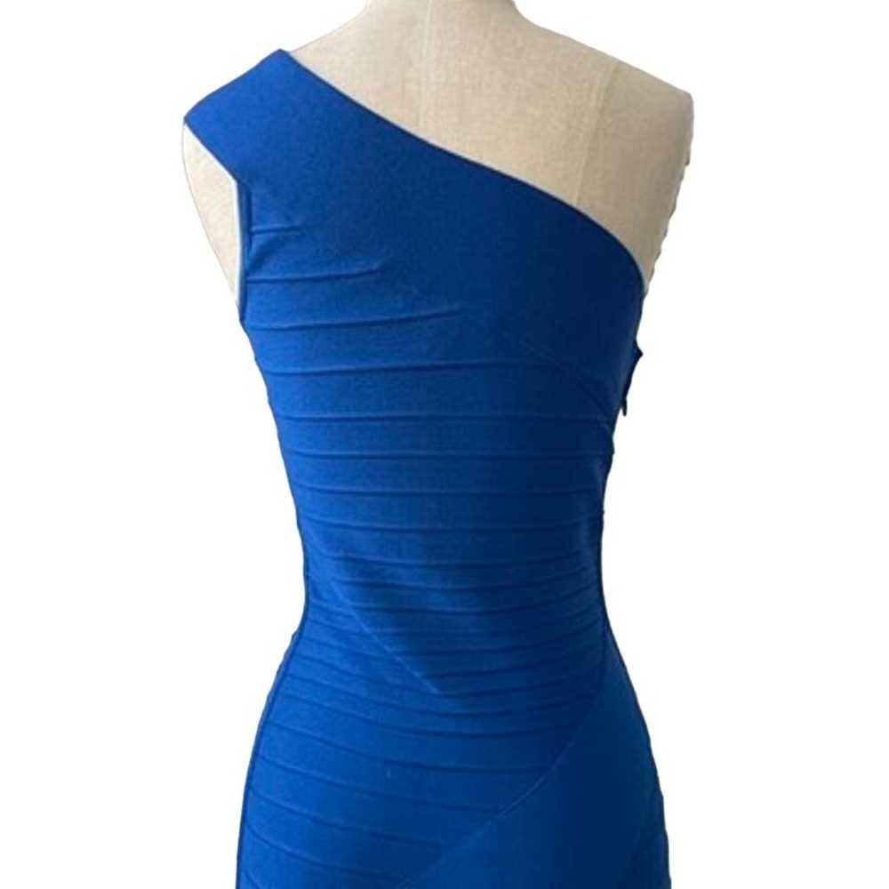 Dress the Population Blue One Shoulder Fitted Dre… - image 8