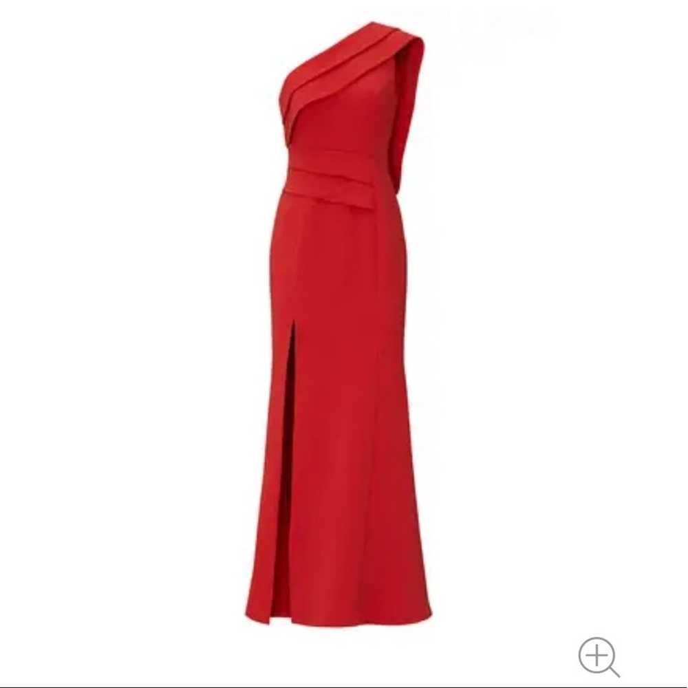 C/MEO Collective Red Fragment one shoulder gown m… - image 10