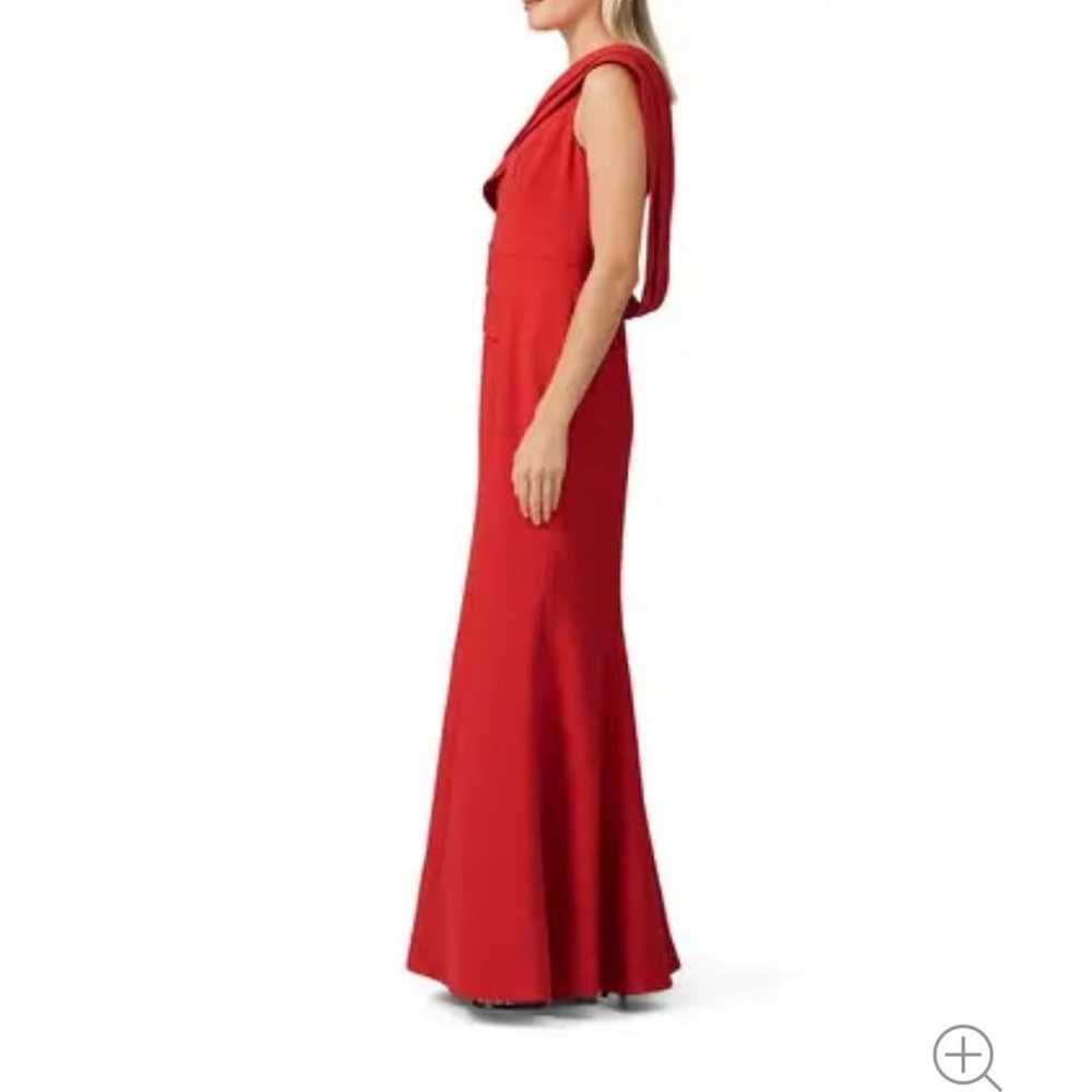 C/MEO Collective Red Fragment one shoulder gown m… - image 3