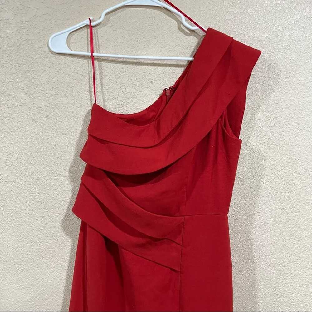 C/MEO Collective Red Fragment one shoulder gown m… - image 4