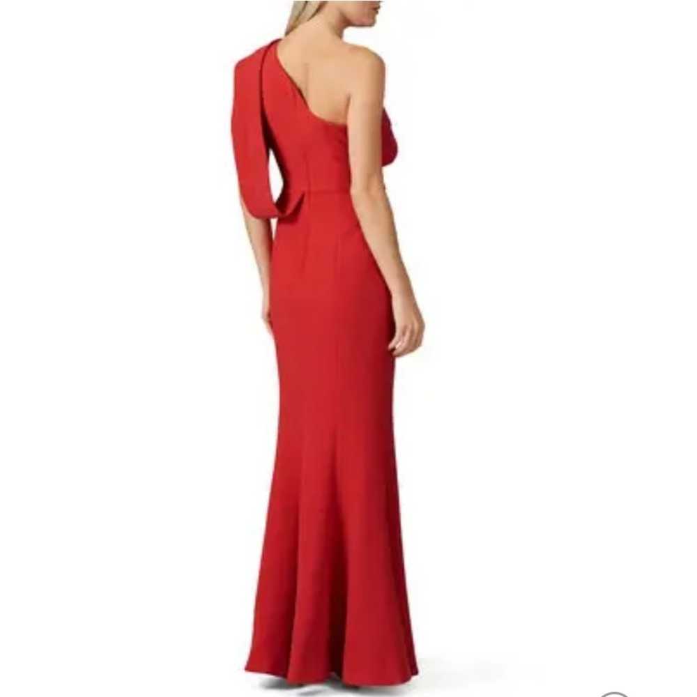 C/MEO Collective Red Fragment one shoulder gown m… - image 6