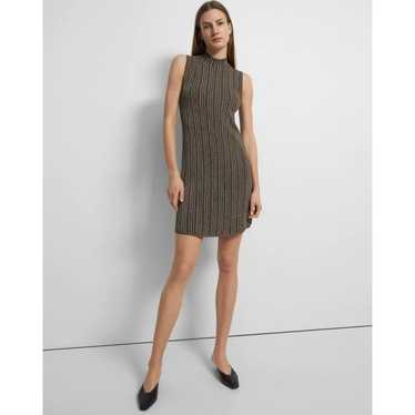 Theory Sleeveless Stretch Knit Mockneck Mini Dres… - image 1