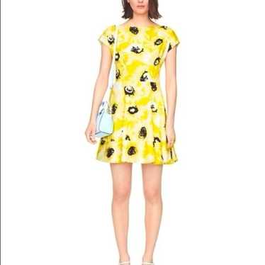 Kate Spade SUNNY DAISY YELLOW FIORELLA DRESS - sma