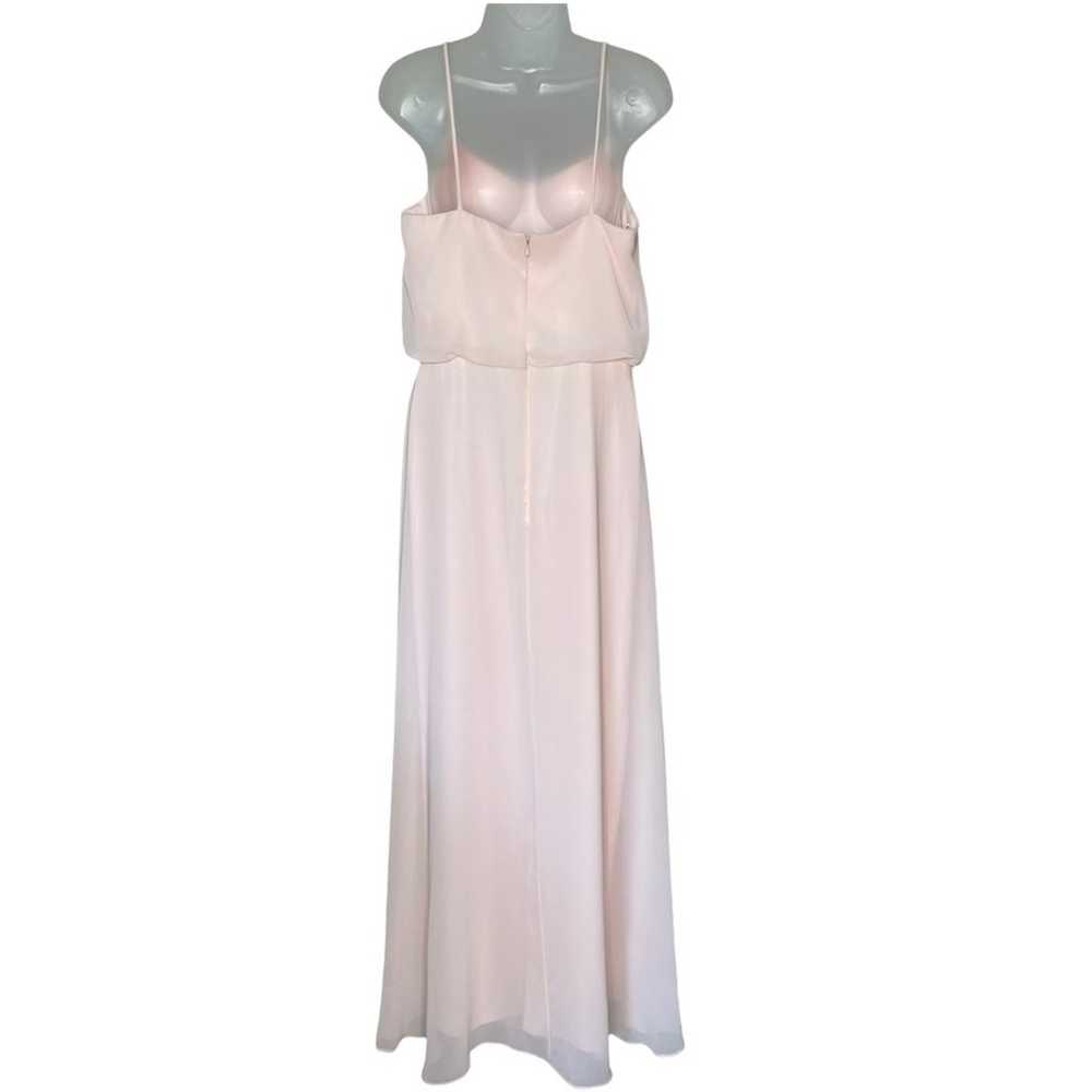 Bill Levkoff Blush Pink Sleeveless Fold Over Top … - image 10