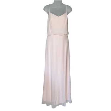 Bill Levkoff Blush Pink Sleeveless Fold Over Top … - image 1