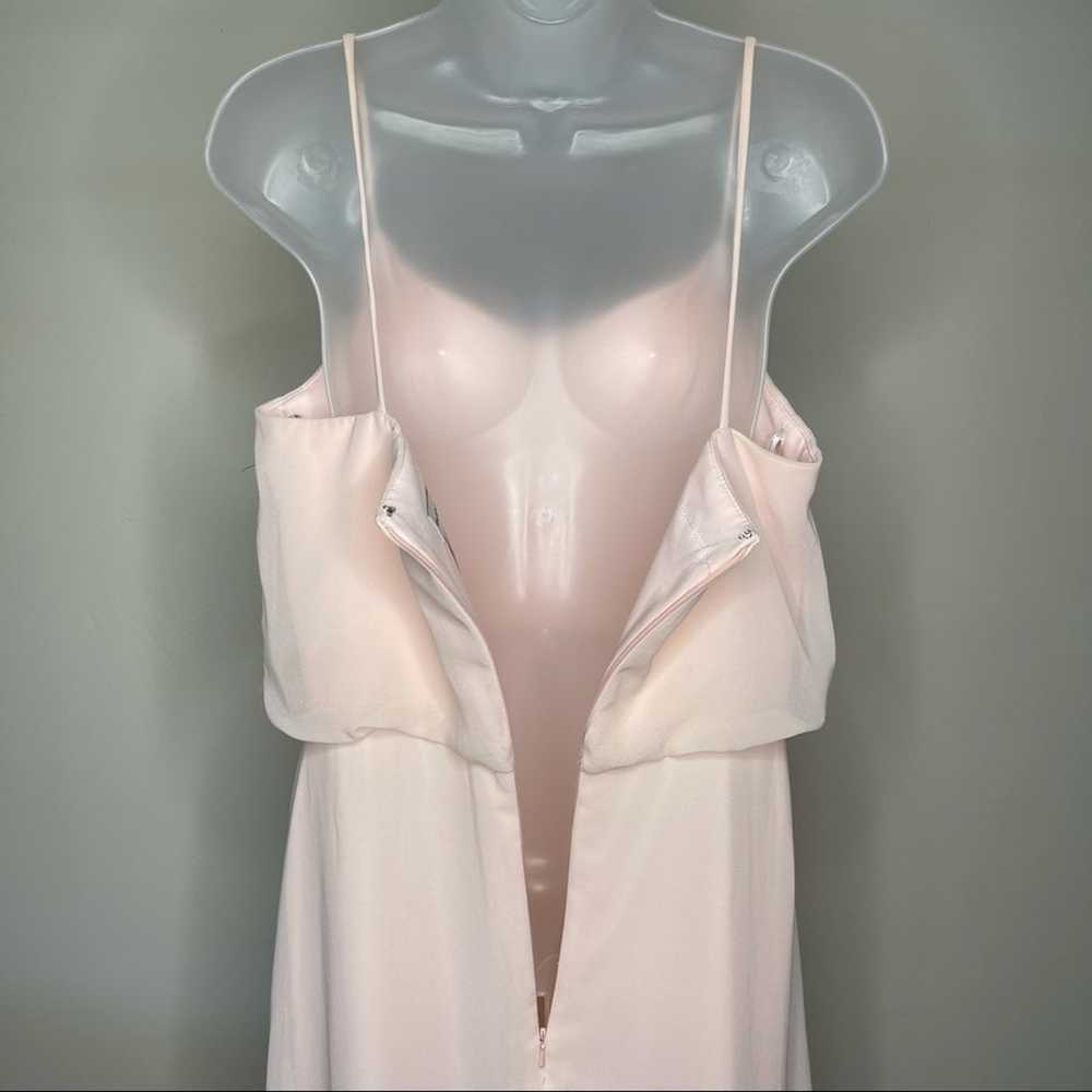 Bill Levkoff Blush Pink Sleeveless Fold Over Top … - image 6