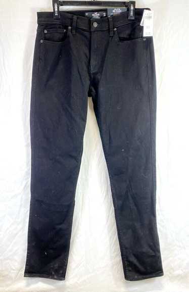 NWT Hollister Mens Black Advanced Stretch Denim Sl