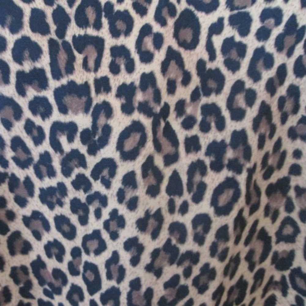 xoxo sexy leopard ocelot animal print halter mini… - image 3