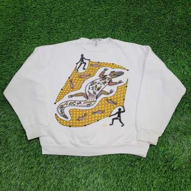 Other Vintage Crocodile Sweatshirt Womens XL 23x2… - image 1