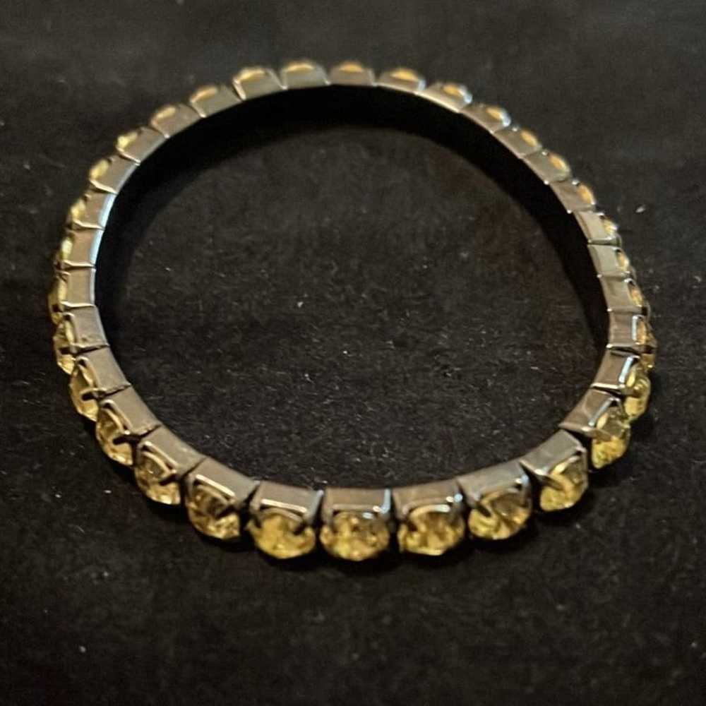 Crystal-like Rhinestone Stretchy Bracelet - image 9