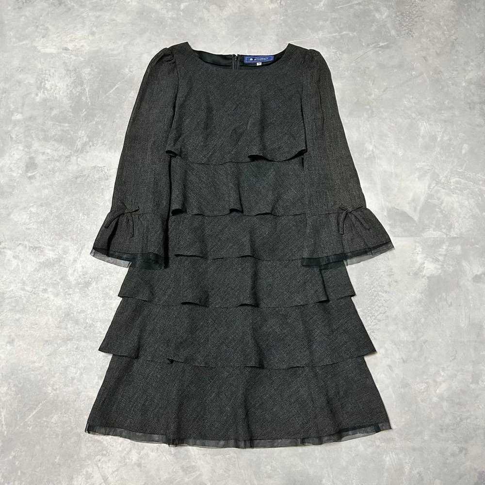 M's Gracy Tiered Ruffle Dress with Sheer Details … - image 1