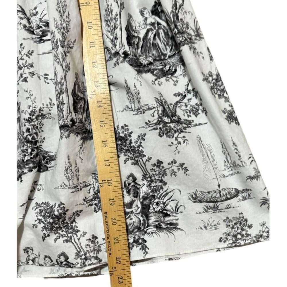 Bernie Dexter Black Toile Veronique Dress Medium - image 5