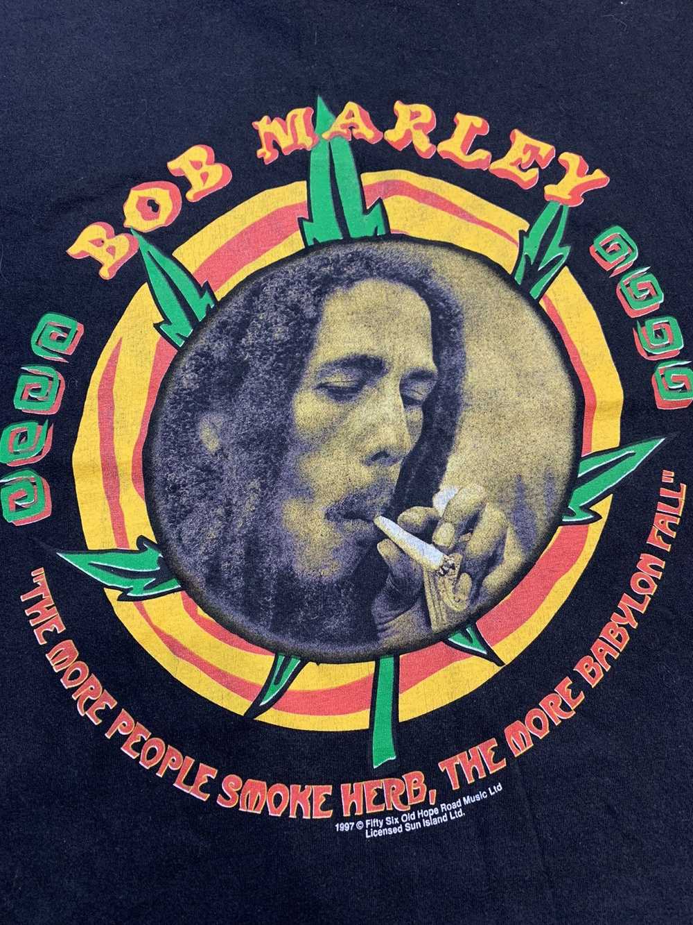 Band Tees × Bob Marley × Vintage Vintage 1997 Bob… - image 2