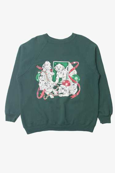 Vintage Dalmatian Puppies Ugly Christmas Sweater … - image 1