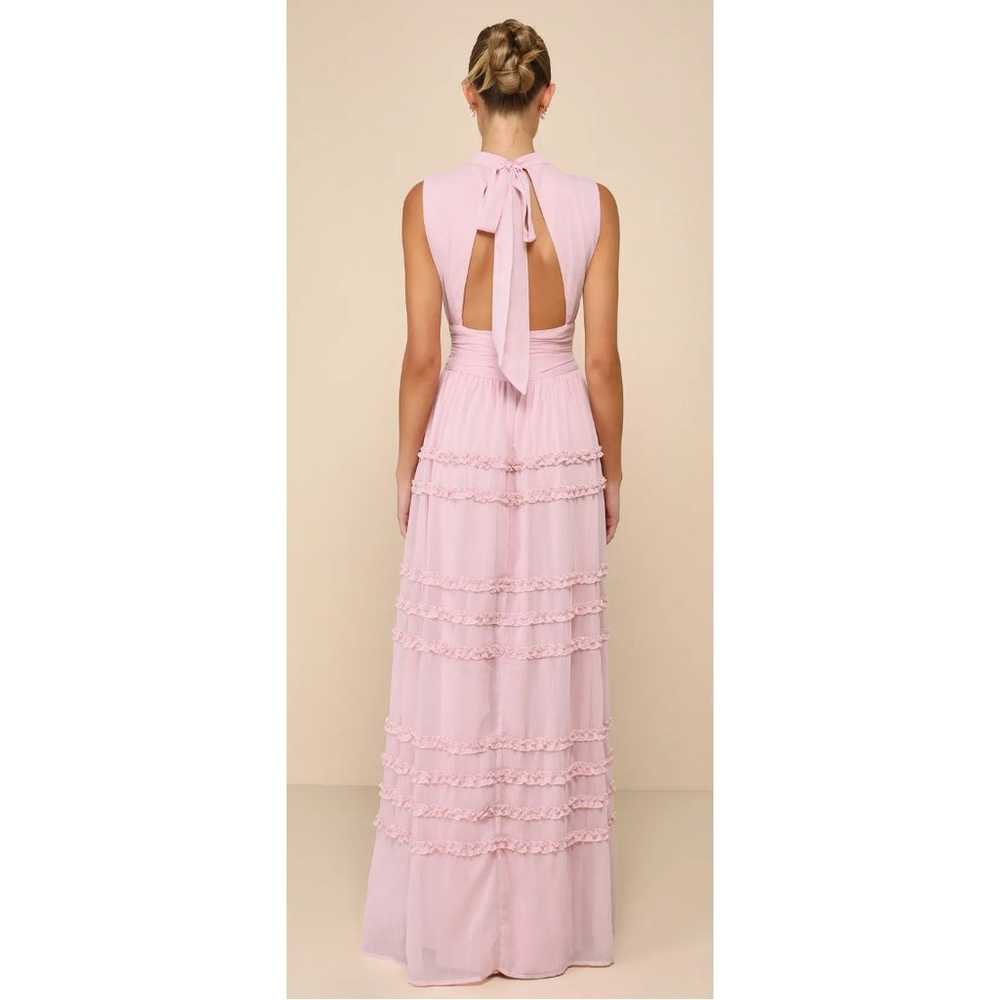 Lulus Pink Chiffon Backless Enchantingly Sweet  M… - image 10