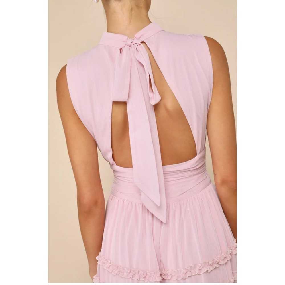 Lulus Pink Chiffon Backless Enchantingly Sweet  M… - image 11