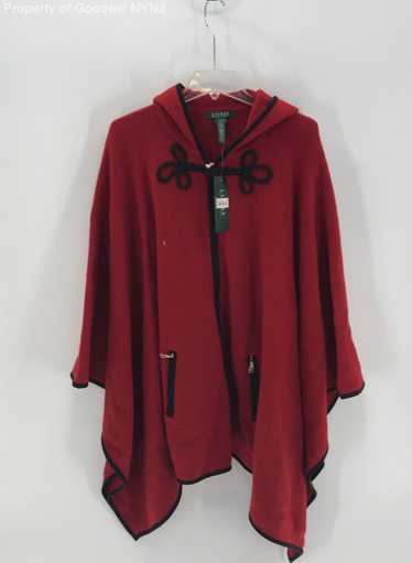 Lauren Ralph Lauren Red Poncho Size L/XL