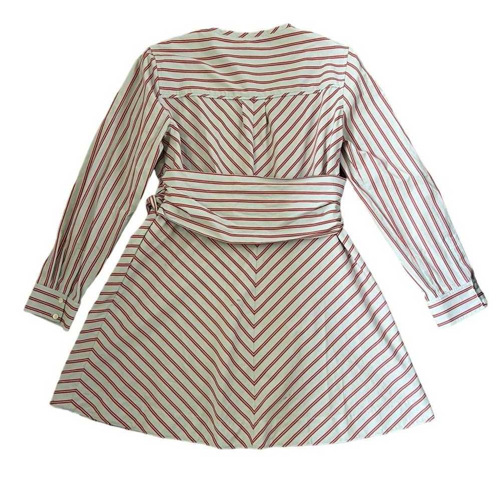 Derek Lam 10 Crosby Mini Shirt Dress in Striped P… - image 8