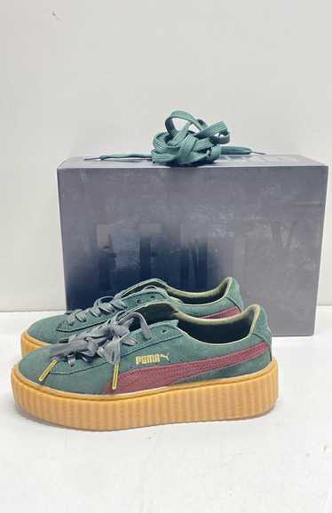 Puma X Fenty Suede Creepers Low Sneakers Green Bor